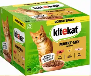 Kitekat Markt-Mix in Gelee Multipack Vorratspack 24x85 g