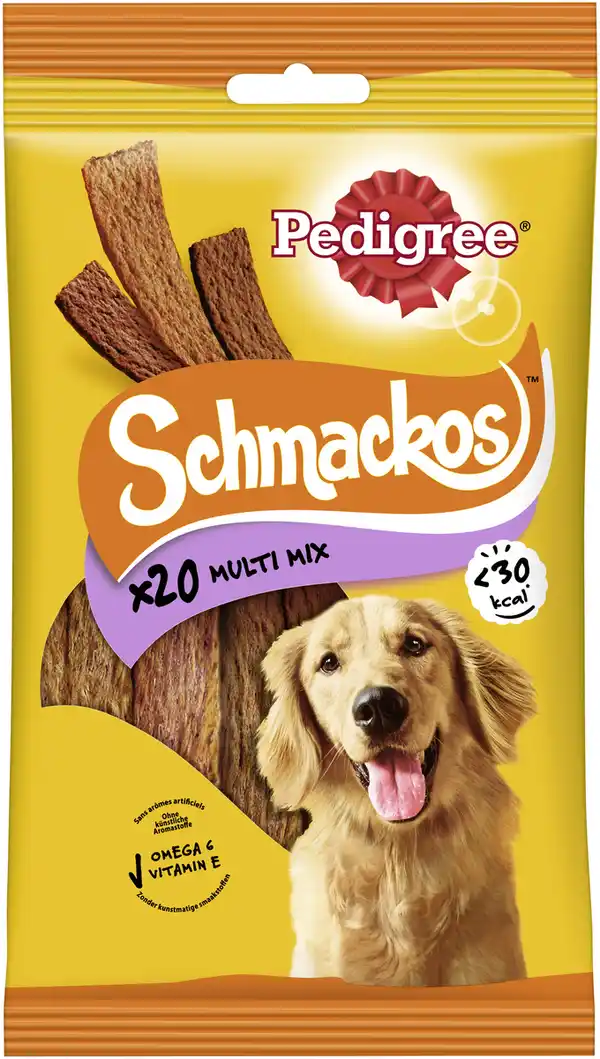 Bild 1 von Pedigree Schmackos 144 g 4 Sorten Inhalt: 20 Stück