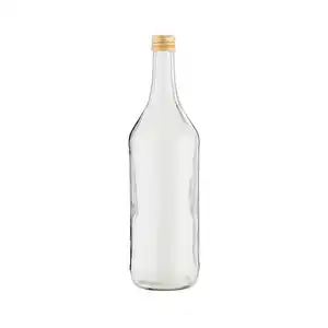 Glasflasche mit Schraubdeckel, 1 Liter