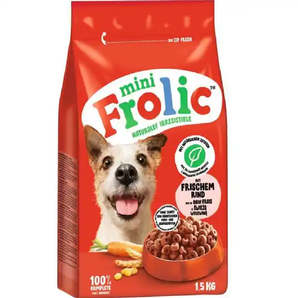 Bild 1 von Frolic Trockenfutter Mini Rind 1,5 kg