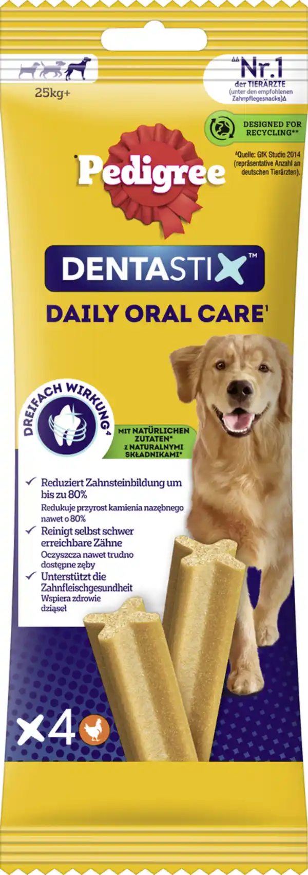 Bild 1 von Pedigree Dentastix Adult Daily Oral Care Hundesnack 4 Stück