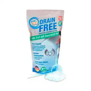 Pure 100 Drain Free Abflussreiniger, Aktivperlen aus natürlichem Sauerstoff & Aktivsoda, 1 kg