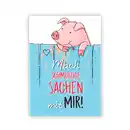 Bild 1 von Putzschwamm-Karte "Mach schmutzige Sachen mit mir!" 15 x 10 cm