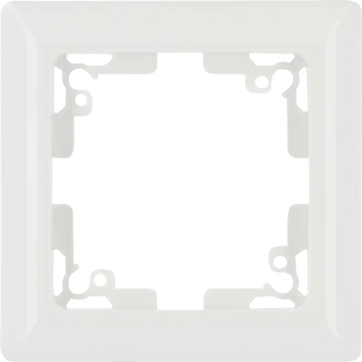 Bild 1 von Unitec Abdeckrahmen 1-fach Genua ultraweiß