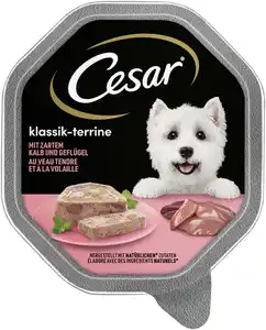 Cesar Schale Klassik-Terrine mit Kalb und Geflügel 150 g Adult