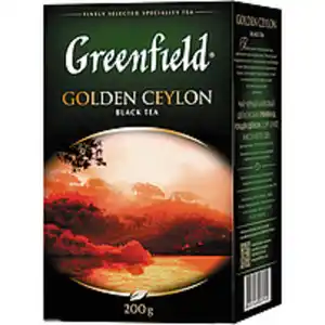 GREENFIELD "Golden Ceylon" Schwarzer Ceylon Tee