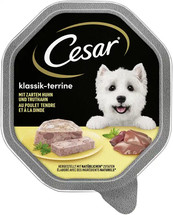 Bild 1 von Cesar Klassik-Terrine Adult mit Huhn und Truthahn 150 g