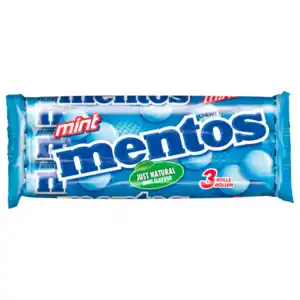 Mentos Kaubonbon Mint 3x38g