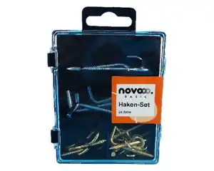 novooo Haken-Set 24tlg. 6 versch. Größen