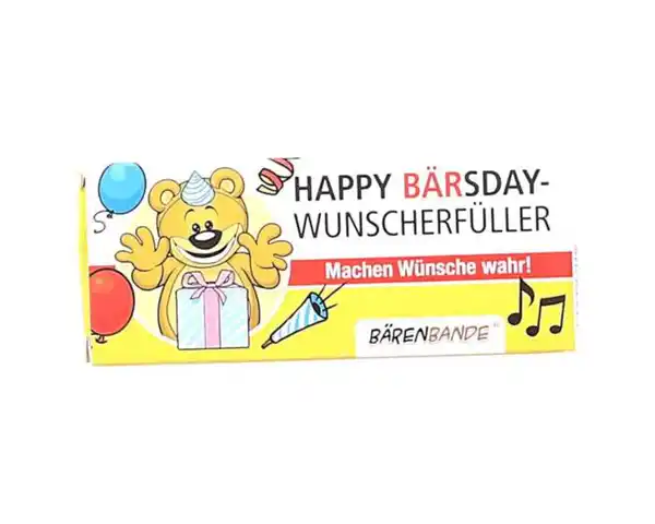 Bild 1 von Traubenzucker Happy Bärsday Wunsch