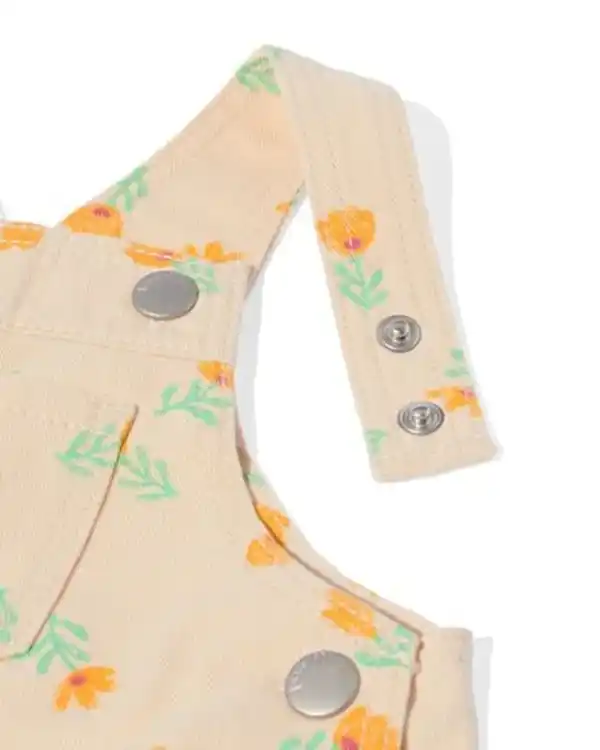 Bild 4 von Baby Latzhose Blumen pfirsich