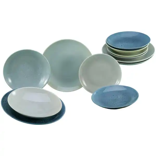 Bild 1 von CreaTable Tafelservice Reactive AQUA blau Keramik