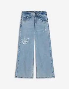 Kinder Jeans - Weites Bein - blau