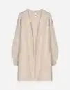 Bild 1 von Damen Longcardigan - Rippstrick - beige