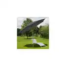 Bild 1 von Sonnenschirm Asti, Gartenschirm, Ø 2,7m neigbar Polyester/Alu 5kg ~ anthrazit