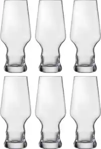 Eisch Bierglas Craft Beer Becher, Kristallglas, bleifrei, 450 ml, 6-teilig