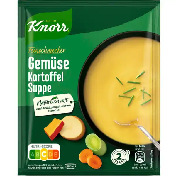 Bild 1 von Knorr 2 x Gemüse Kartoffel Suppe