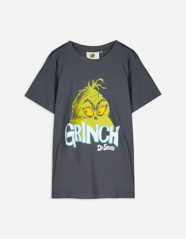 Bild 1 von Kinder T-Shirt - Grinch - dunkelgrau