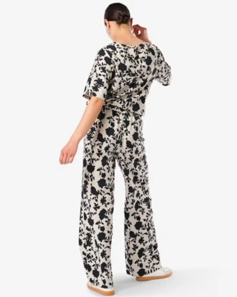 Bild 3 von Damenhose Lara Blume schwarz
