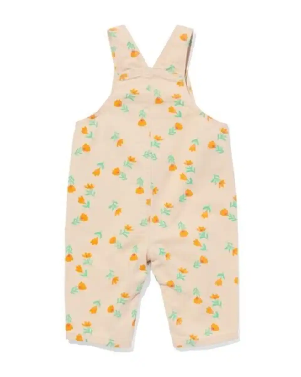 Bild 2 von Baby Latzhose Blumen pfirsich