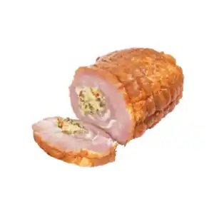 Deutscher gefüllter Schinken-Rollbraten