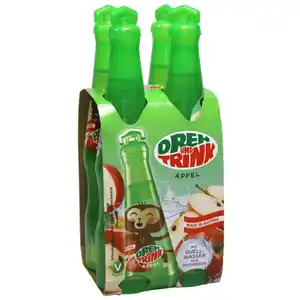 Dreh & Trini Erfrischungsgetränk Apfel, 4er Pack