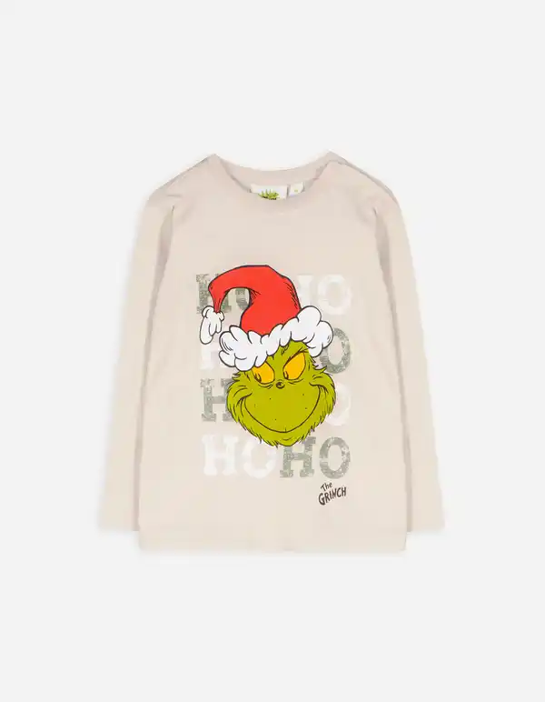 Bild 1 von Baby Langarmshirt - Grinch - beige