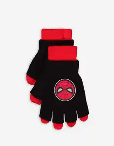 Kinder Handschuhe - Spiderman - schwarz