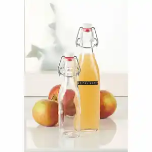 Bügelflasche eckig 500ml Einkochwelt