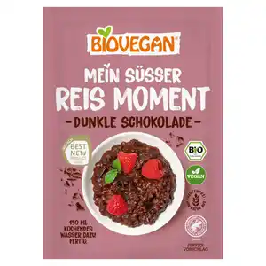 Biovegan 2 x BIO Reis-Dessert Dunkle Schokolade