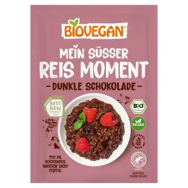 Bild 1 von Biovegan 2 x BIO Reis-Dessert Dunkle Schokolade