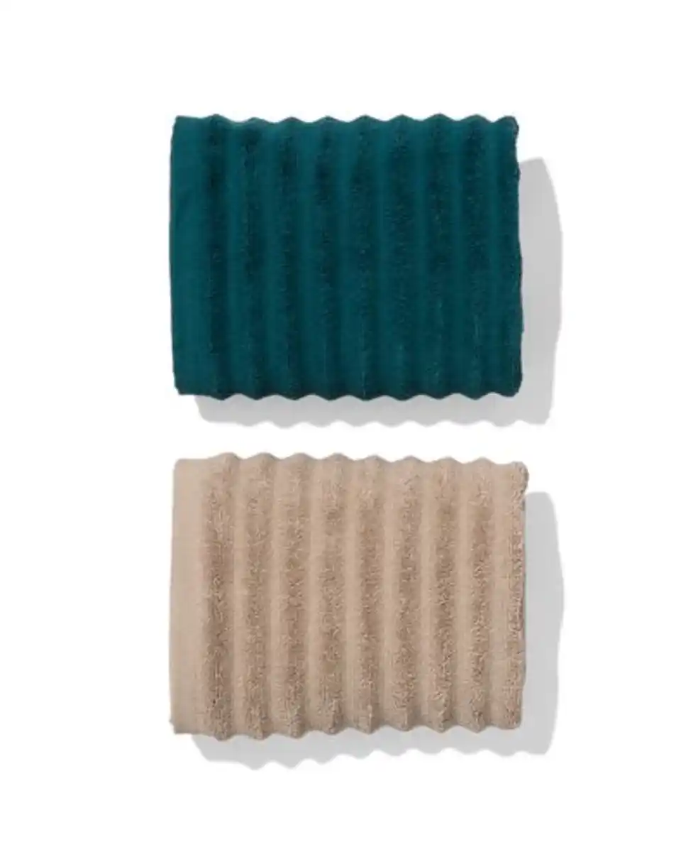 Bild 4 von Badematte, Rippen, dunkelgrün, 50 x 85 cm