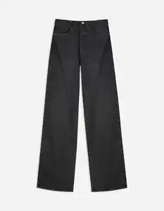 Damen Jeans - Straight Fit - schwarz