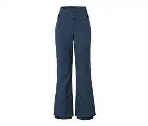 High-Waist-Skihose, blau