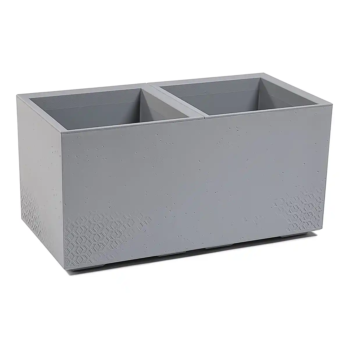 Bild 1 von Pflanzkübel Beton 80 Caro Rollen 100% recycled hellgrau