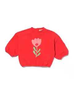 Babypullover Tulpe rot