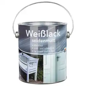 Weisslack seidenmatt 2 Liter