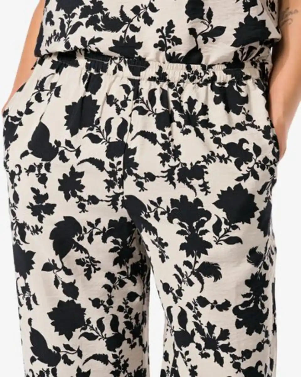 Bild 4 von Damenhose Lara Blume schwarz