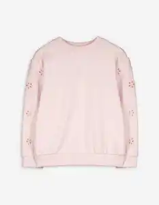 Kinder Pullover - Cut-Outs - rosa