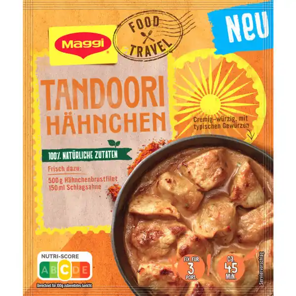 Bild 1 von Maggi 2 x Fix Tandoori-Hähnchen