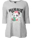 Bild 1 von Minnie Mouse Fleecepullover Weihnachten, Disney, 3/4-Arm, grau melange