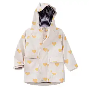 Baby Regenjacke mit Beschichtung CREME