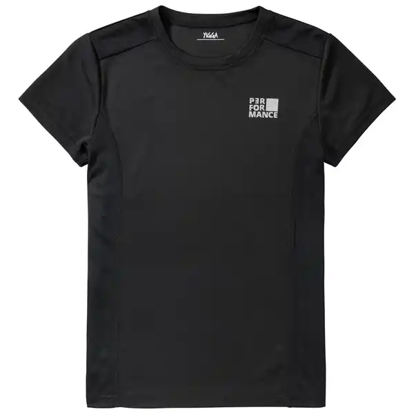 Bild 1 von Jungen Sport-T-Shirt in Unifarben SCHWARZ