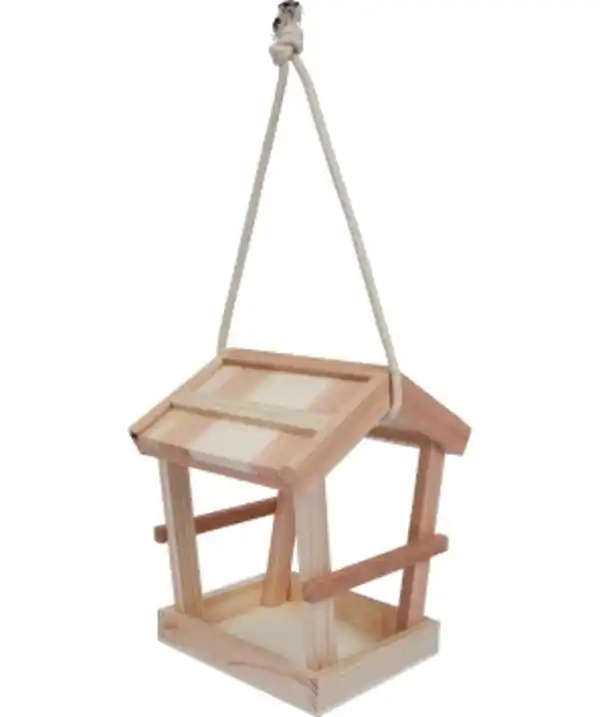 Bild 1 von Vogelhaus aus Holz, ca. 17 x 15 x 19 cm, hellbraun