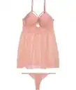 Bild 1 von Babydoll + String, Janina, 2-tlg. Set, apricot