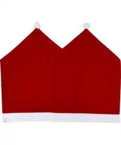 Stuhlhussen Weihnachten, 2er-Pack, Home & Deco, rot