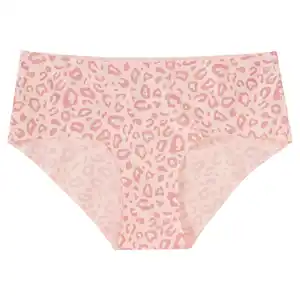 Damen Seamless-Panty mit Leo-Muster ROSA