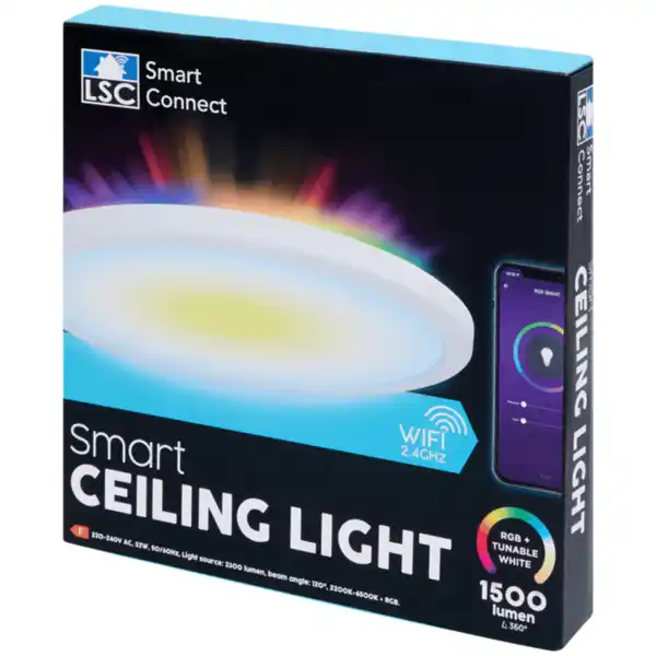 Bild 1 von LSC Smart Connect Smarte Deckenlampe