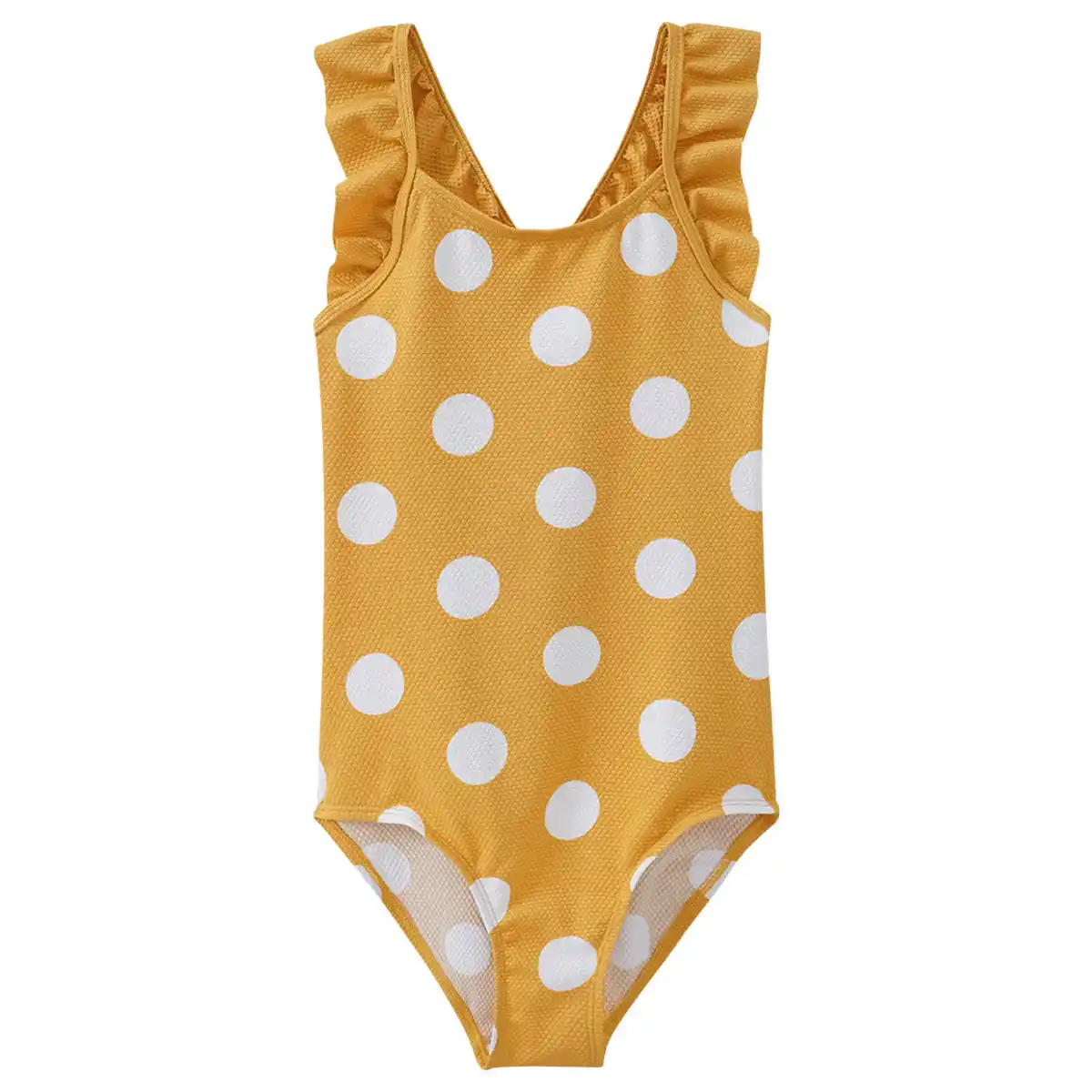 Bild 1 von Mädchen Badeanzug mit Punkte-Allover DUNKELGELB