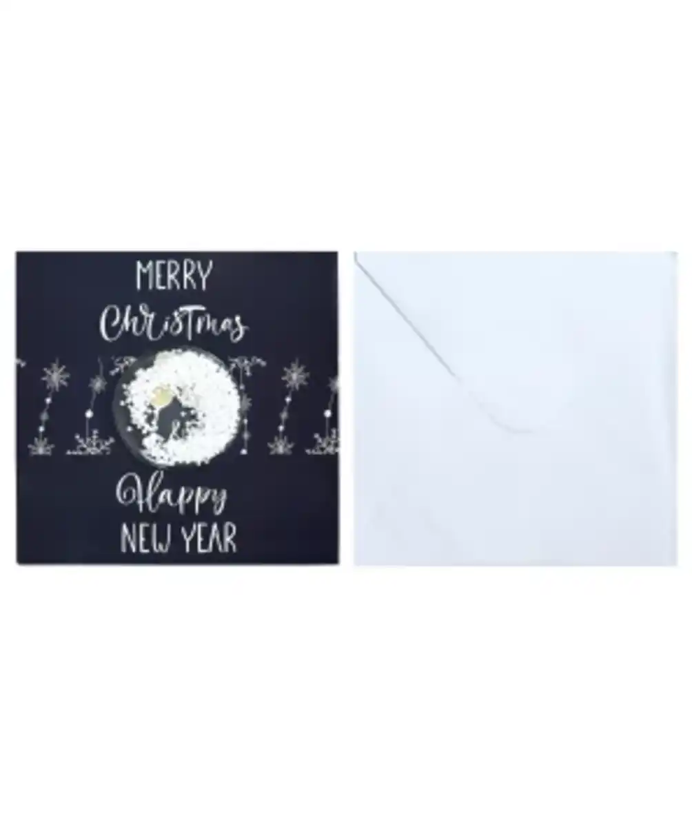 Bild 1 von Grußkarte Weihnachten, verschiedene Designs, schwarz